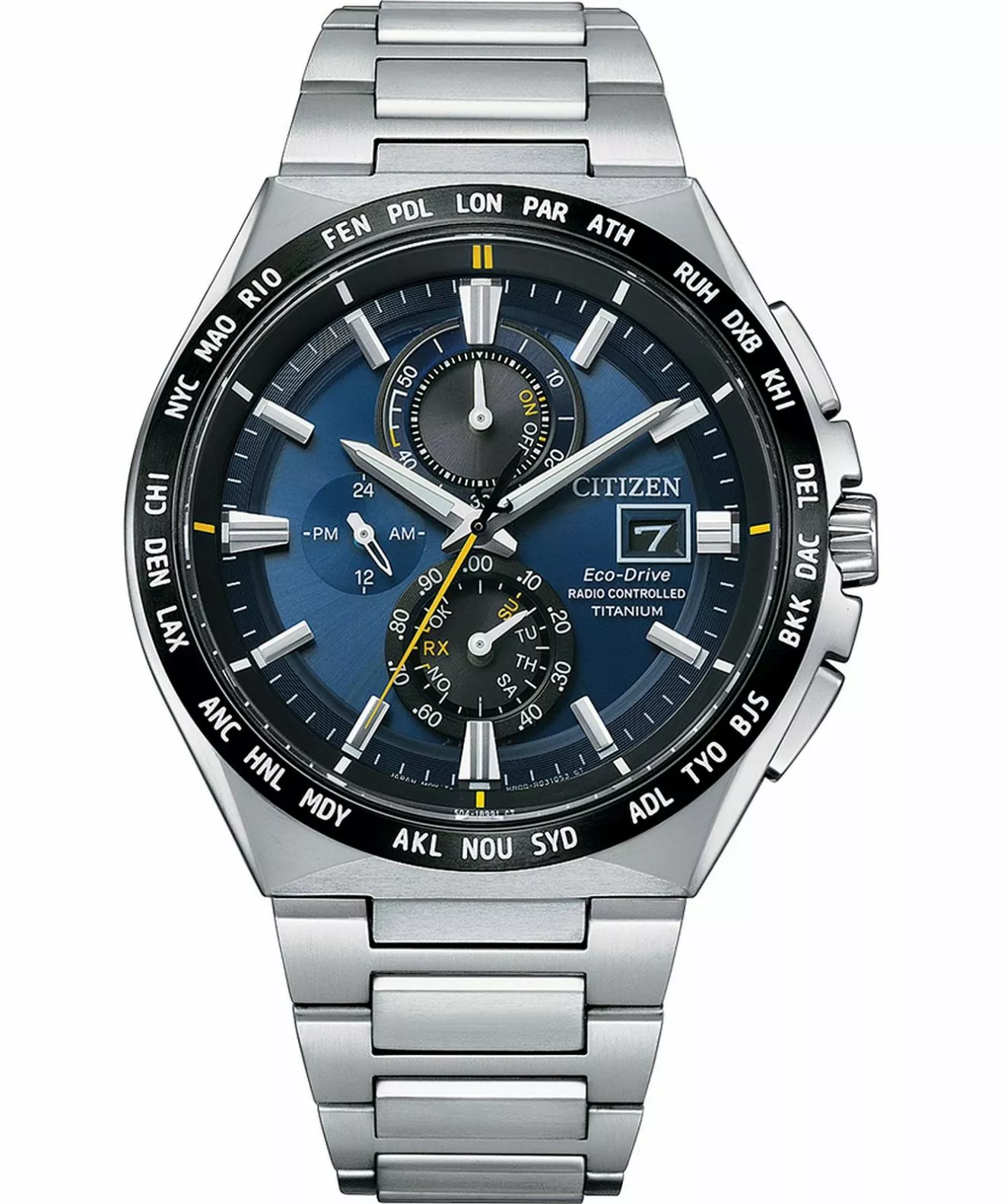 Годинник Чоловічий Citizen Radio Controlled Super Titanium Eco-Drive AT8234-85L
