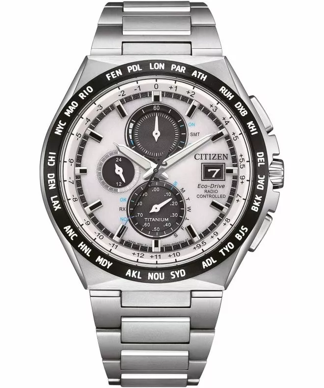 Годинник Чоловічий Citizen Radio Controlled Super Titanium Eco-Drive AT8238-84A