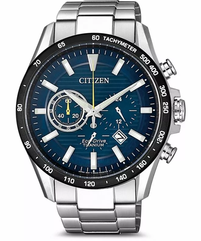 Годинник Чоловічий Citizen Super Titanium Eco-Drive Chronograph CA4444-82L