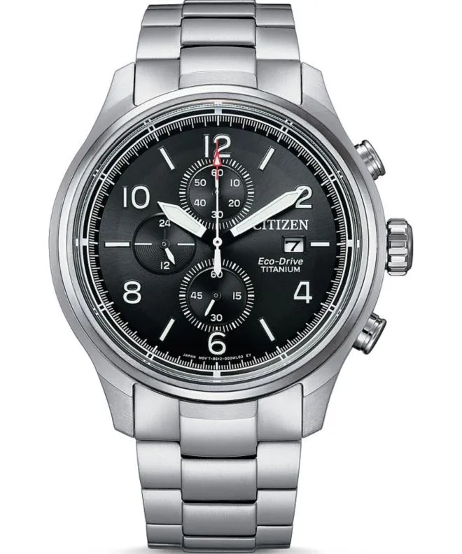 Годинник Чоловічий Citizen Titanium Eco-Drive Chrono CA0810-88E