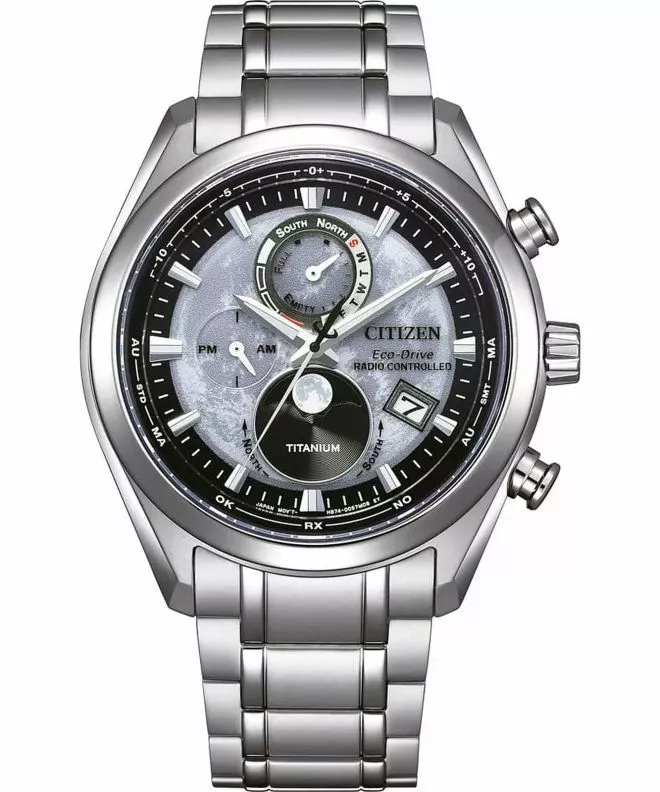 Годинник Чоловічий Citizen Tsukiyomi Radio Controlled Moonphase BY1010-81H