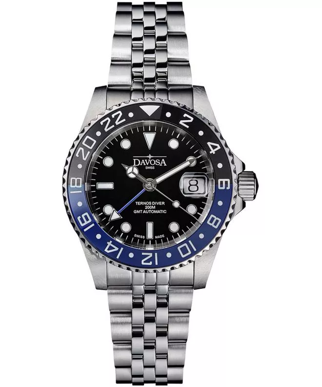 Годинник Чоловічий Davosa Ternos Automatic Ceramic GMT 161.590.04