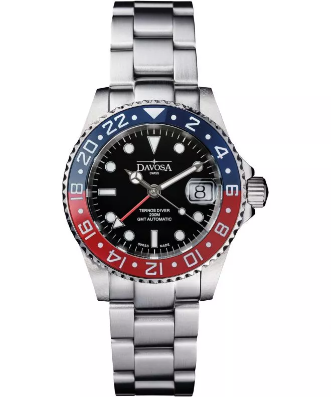 Годинник Чоловічий Davosa Ternos Diver GMT Automatic 161.590.60