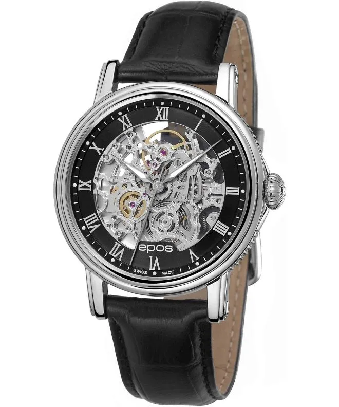 Годинник Чоловічий Epos Emotion Skeleton Automatic 3390.155.20.25.25