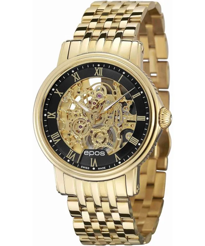 Годинник Чоловічий Epos Emotion Skeleton Automatic 3390.156.22.25.32