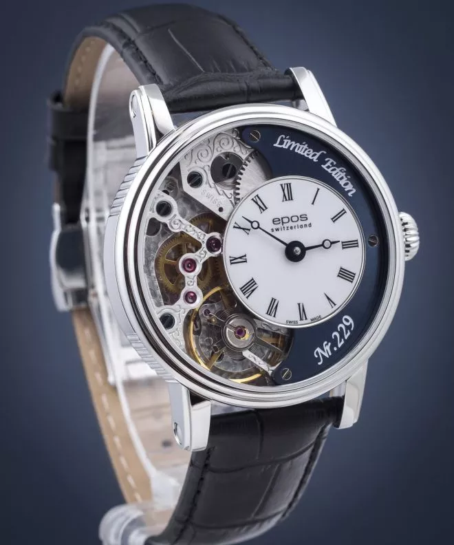 Годинник Чоловічий Epos Oeuvre d'Art Verso II Skeleton Limited Edition 3435.313.20.26.25