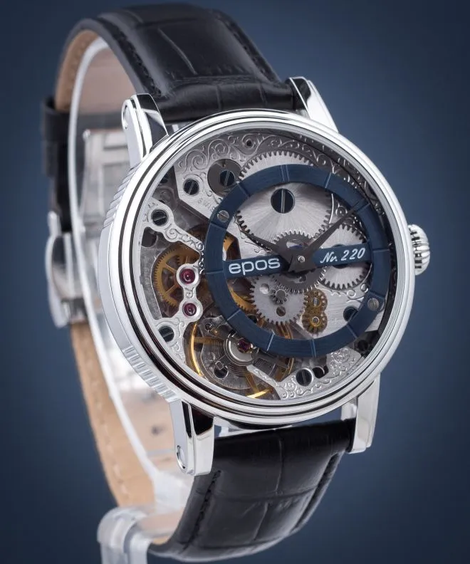 Годинник Чоловічий Epos Oeuvre d'Art Verso Skeleton Limited Edition 3435.313.20.16.25