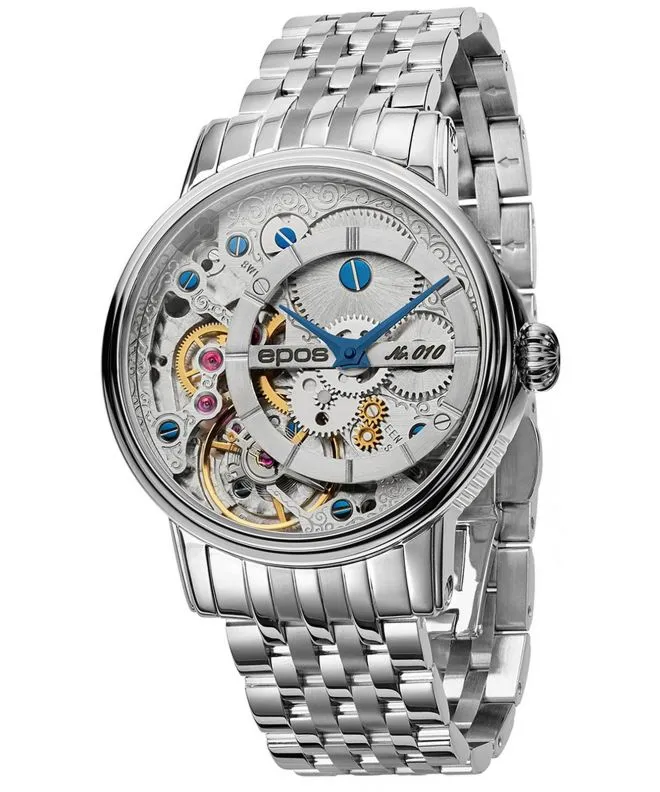 Годинник Чоловічий Epos Oeuvre D'Art Verso Skeleton Limited Edition 3435.313.20.18.30