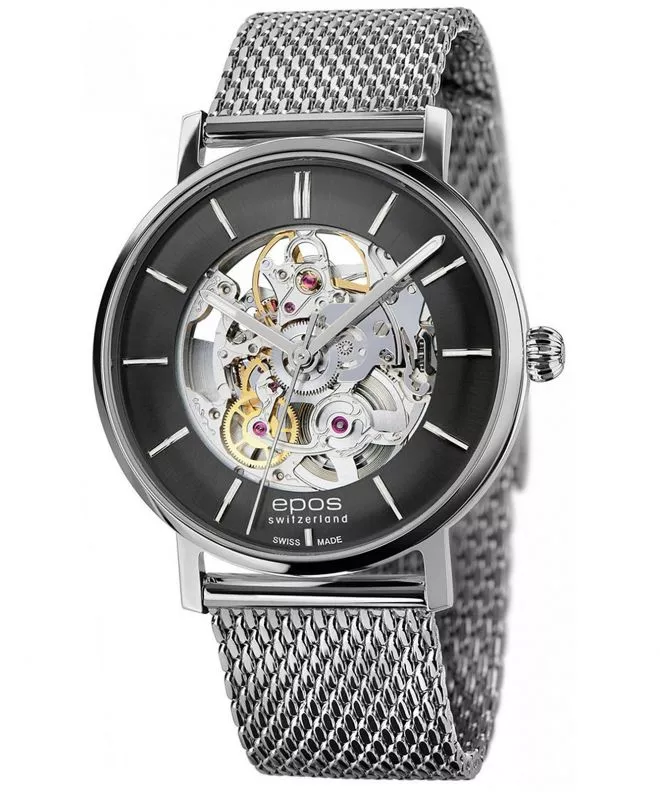 Годинник Чоловічий Epos Originale Skeleton Automatic 3437.135.20.15.30