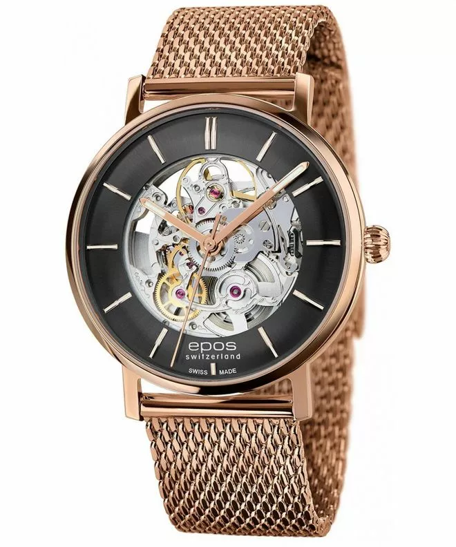 Годинник Чоловічий Epos Originale Skeleton Automatic 3437.135.24.15.34