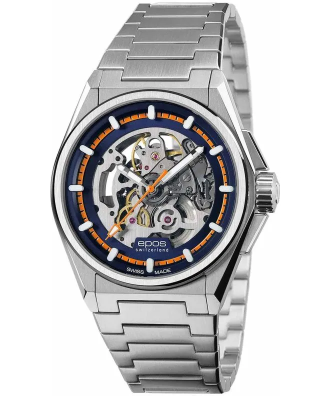 Годинник Чоловічий Epos Sportive 3505 Skeleton Automatic 3505.139.20.12.30