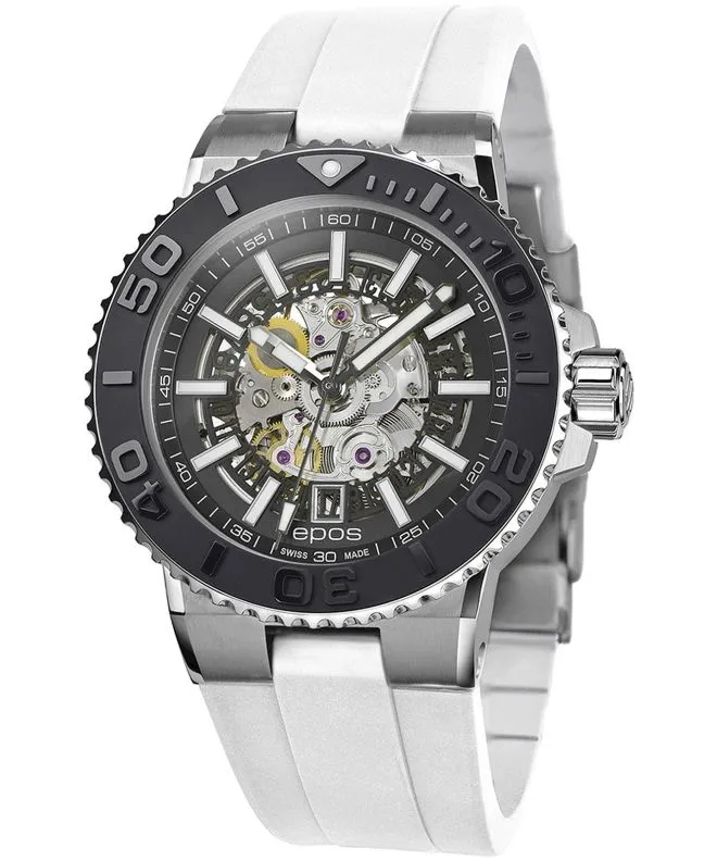 Годинник Чоловічий Epos Sportive Diver Skeleton Automatic 3441.135.25.15.50