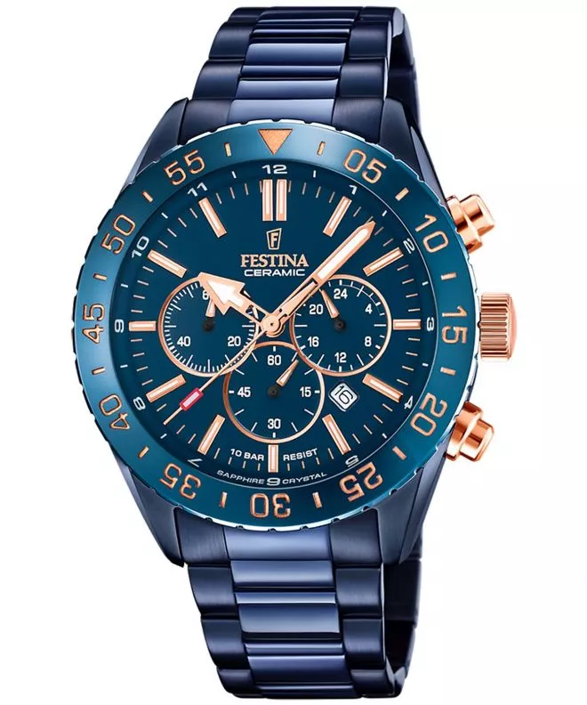 Годинник Чоловічий Festina Ceramic Chronograph F20576/1