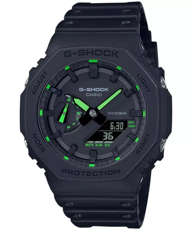 Годинник Чоловічий Casio G-Shock Octagon Carbon Core Guard GA-2100-1A3ER