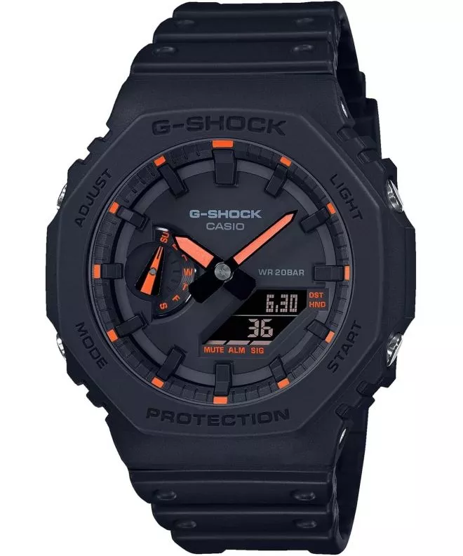 Годинник Чоловічий Casio G-Shock Octagon Carbon Core Guard GA-2100-1A4ER