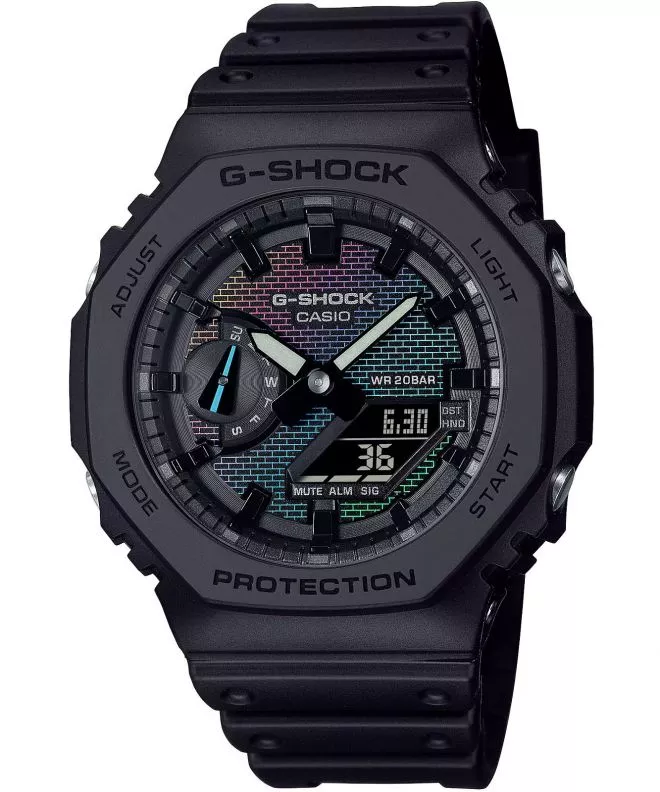 Годинник Чоловічий Casio G-Shock Classic 2100 Series Rainbow Brick Wall GA-2100RW-1AER