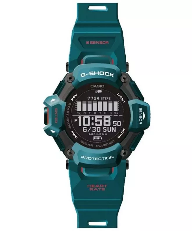 Годинник Чоловічий Casio G-Shock G-Squad Bluetooth Step Tracker GBD-H2000-2ER