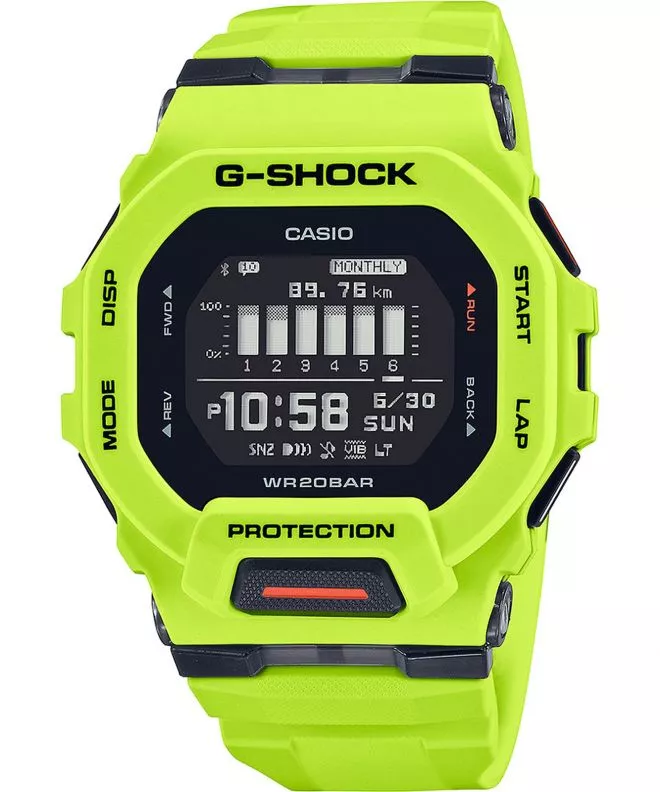Годинник Чоловічий Casio G-Shock G-Squad Bluetooth Sync Step Tracker GBD-200-9ER