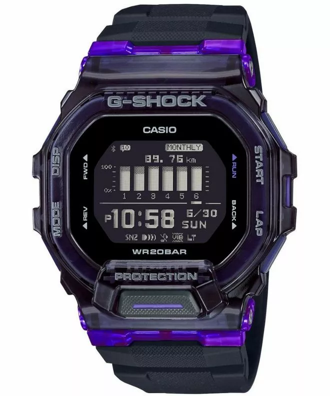 Годинник Чоловічий G-SHOCK G-Squad Bluetooth Sync Step Tracker GBD-200SM-1A6ER