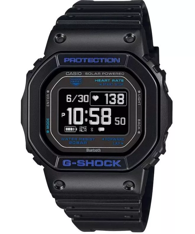 Годинник Чоловічий Casio G-Shock G-Squad Square Move Bluetooth Solar DW-H5600-1A2ER