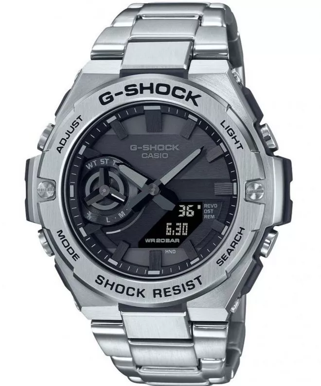 Годинник Чоловічий Casio G-Shock G-Steel Premium Bluetooth Sync Carbon Core Guard GST-B500D-1A1ER