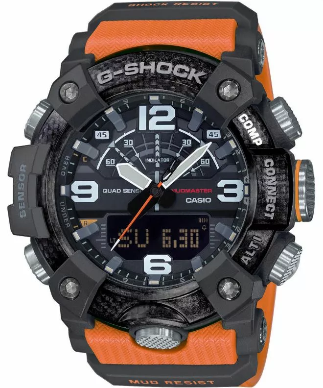 Годинник Чоловічий Casio G-Shock Master of G Mudmaster Carbon Core Guard Quad Sensor Bluetooth Sync GG-B100-1A9ER