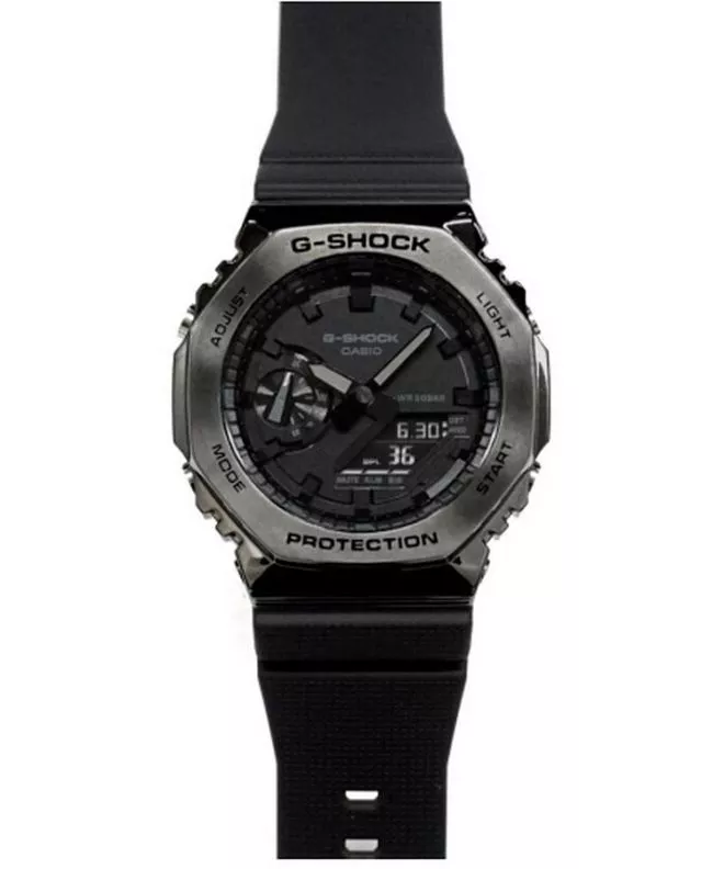 Годинник Чоловічий Casio G-Shock Octagon Original Metal Covered GM-2100BB-1AER