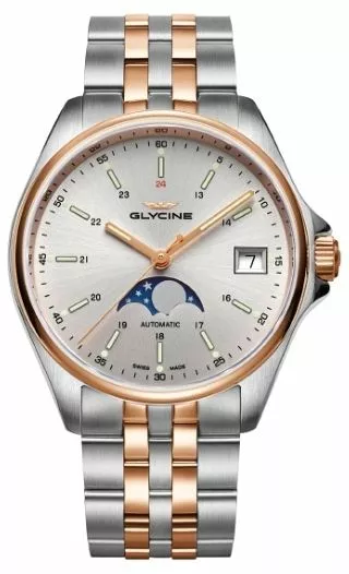 Годинник Чоловічий Glycine Combat Classic Moon Phase Automatic GL0194