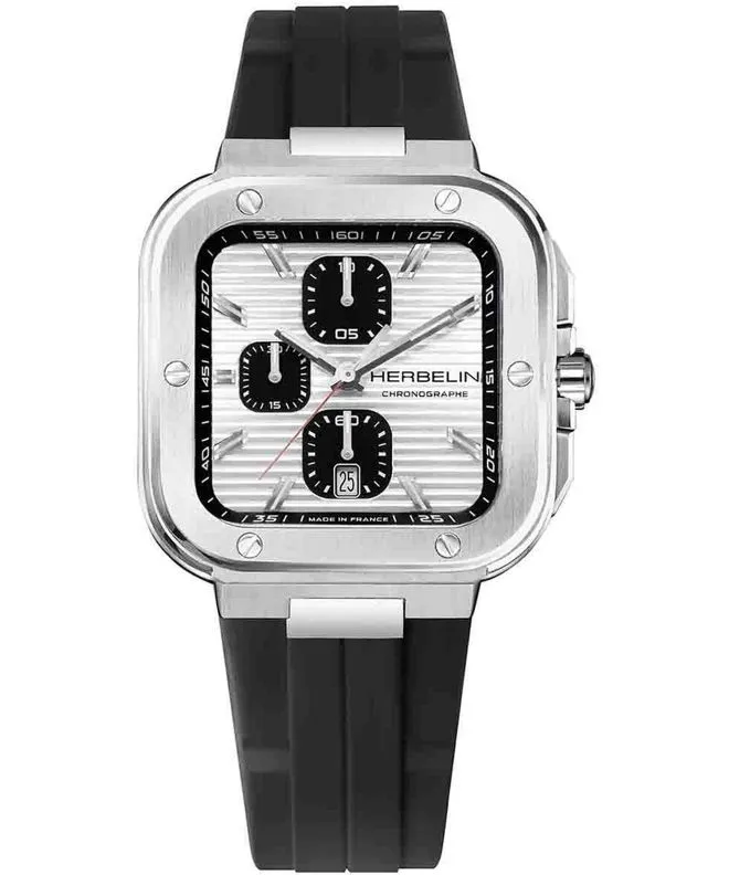Годинник Чоловічий Herbelin Cap Camarat Square Chronograph 35646A42CA