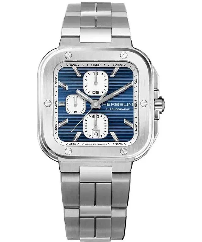 Годинник Чоловічий Herbelin Cap Camarat Square Chronograph 35646B25