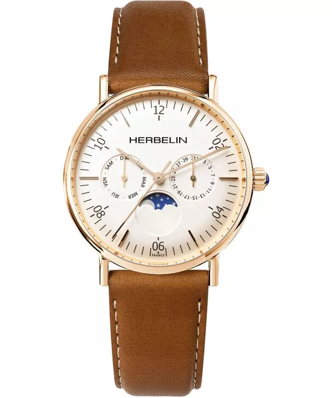 Годинник Чоловічий Herbelin Inspiration Moon Phase 12747PR11GD (12747/PR11GO)