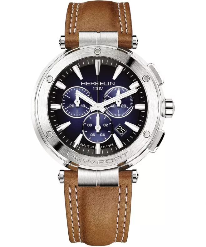 Годинник Чоловічий Herbelin Newport Chronograph 37688A35GD (37688/35GON)