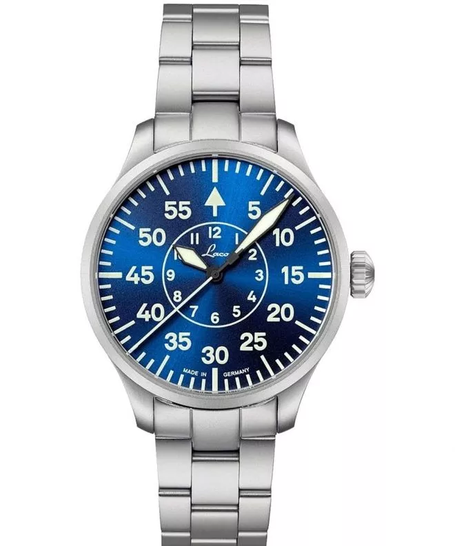 Годинник Чоловічий Laco Aachen 39 Blaue Stunde Automatic LA-862103.MB (862103.MB)