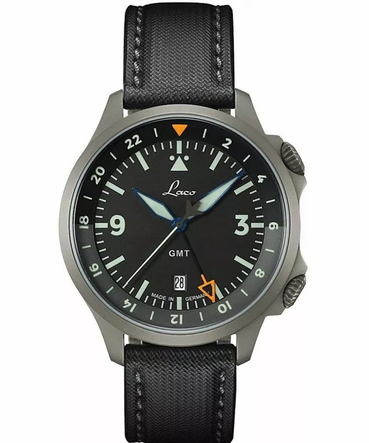Годинник Чоловічий Laco Frankfurt GMT Automatic LA-862120.2 (862120.2)