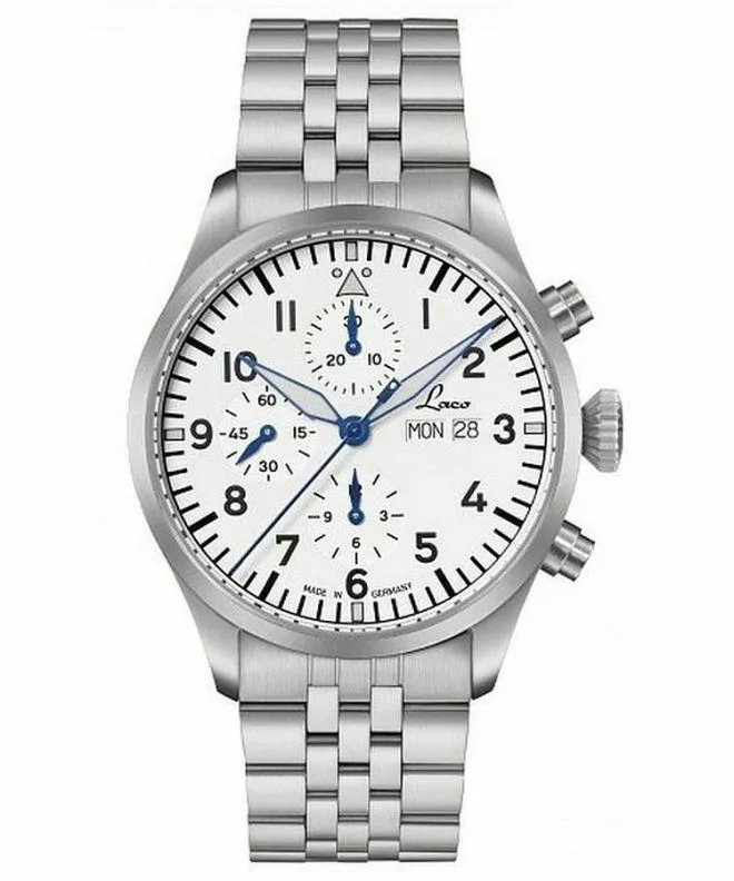 Годинник Чоловічий Laco Kiel 2 MB Weiss Automatic LA-862153.MB