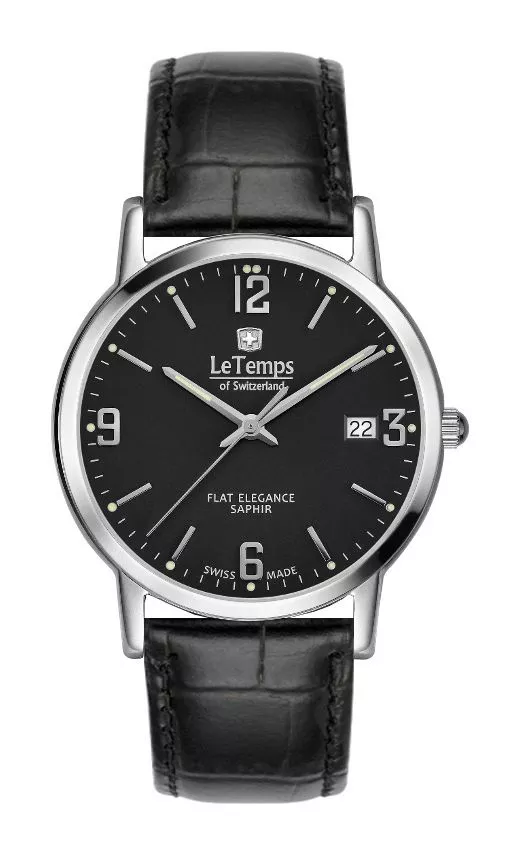 Годинник Чоловічий Le Temps Flat Elegance LT1087.09BL01