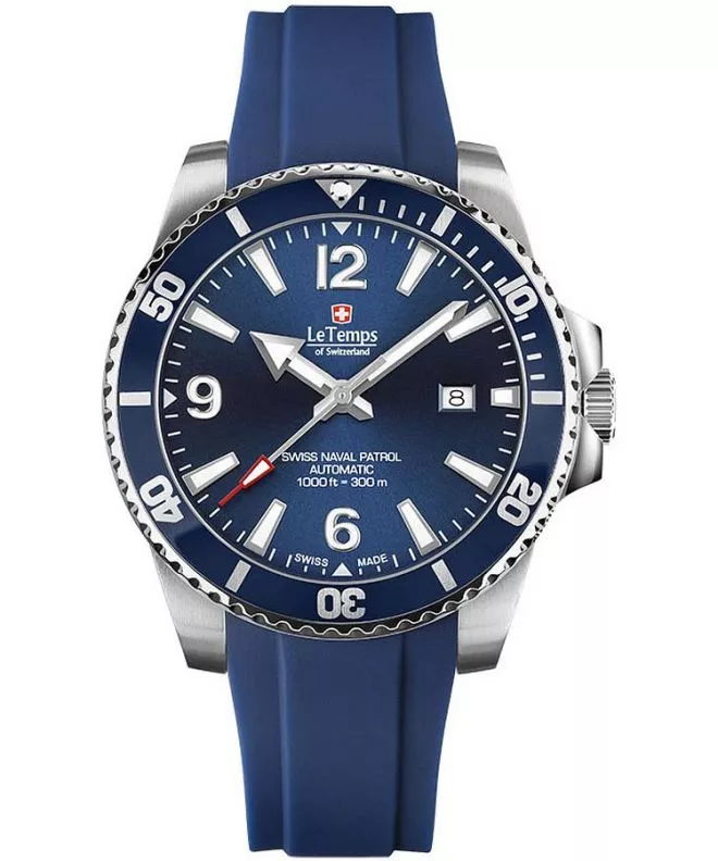 Годинник Чоловічий Le Temps Swiss Naval Patrol Automatic LT1045.03BR03