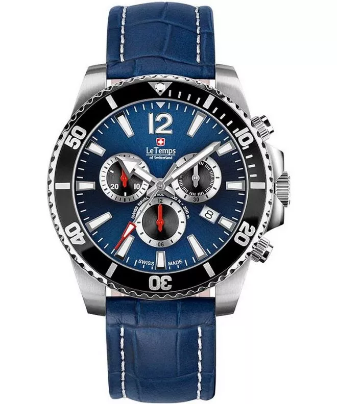 Годинник Чоловічий Le Temps Swiss Naval Patrol Chrono LT1044.13BL13