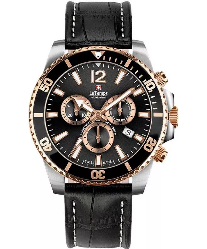 Годинник Чоловічий Le Temps Swiss Naval Patrol Chrono LT1044.45BL51