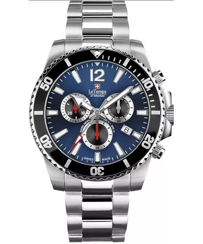 Годинник Чоловічий Le Temps Swiss Naval Patrol Chronograph LT1044.13BS01