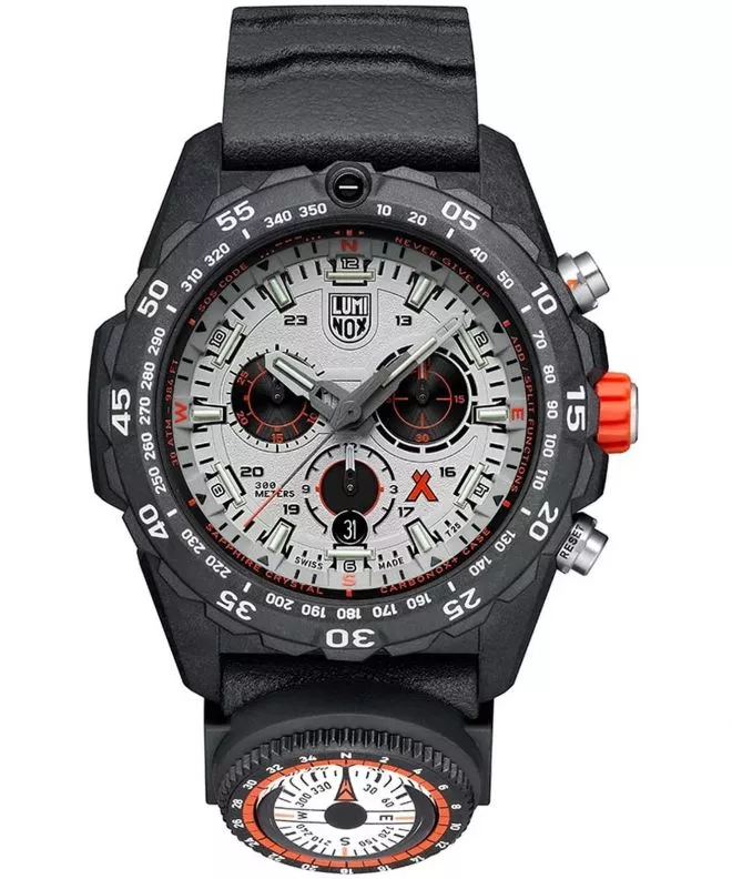 Годинник Чоловічий Luminox Bear Grylls Survival 3740 Chrono Master Series Silver-Panda XB.3748