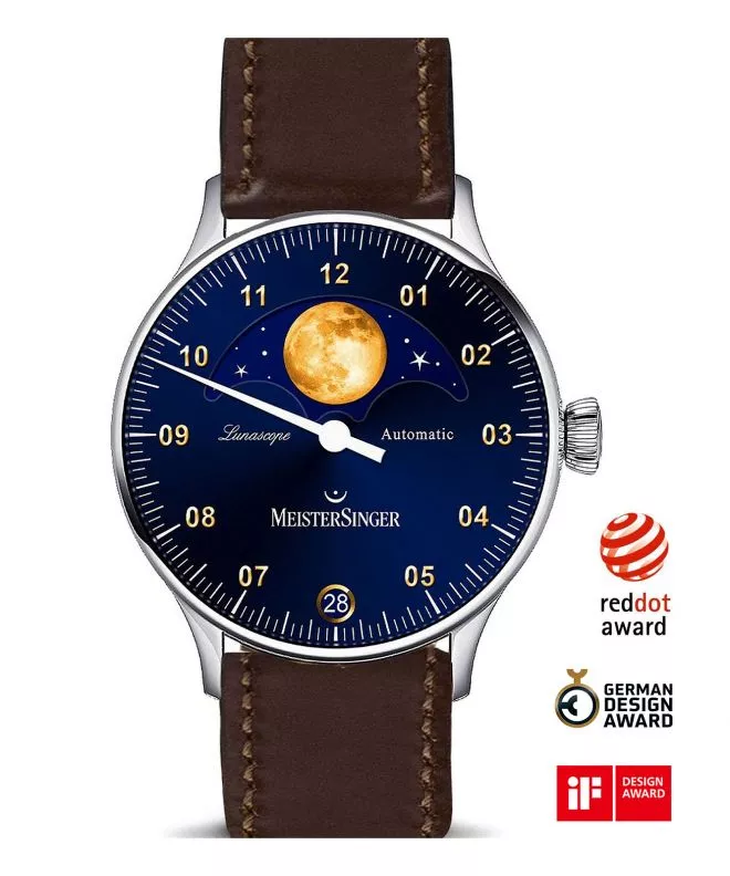 Годинник Чоловічий Meistersinger Lunascope Automatic LS908G_SCF02-1