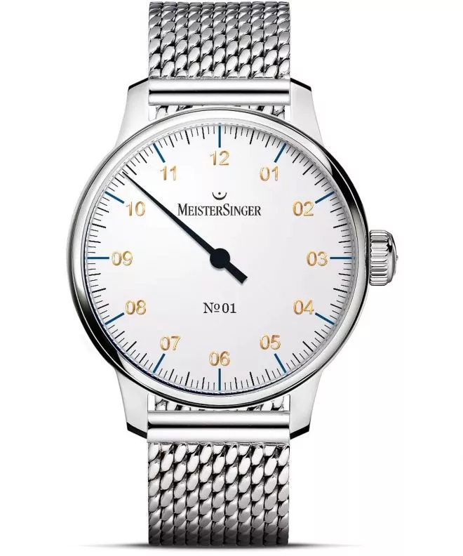 Годинник Чоловічий Meistersinger N°01 White AM3301G_MIL20