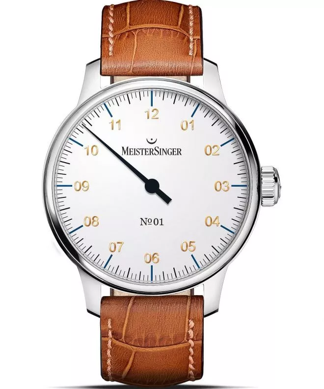 Годинник Чоловічий Meistersinger N°01 White AM3301G_SG03