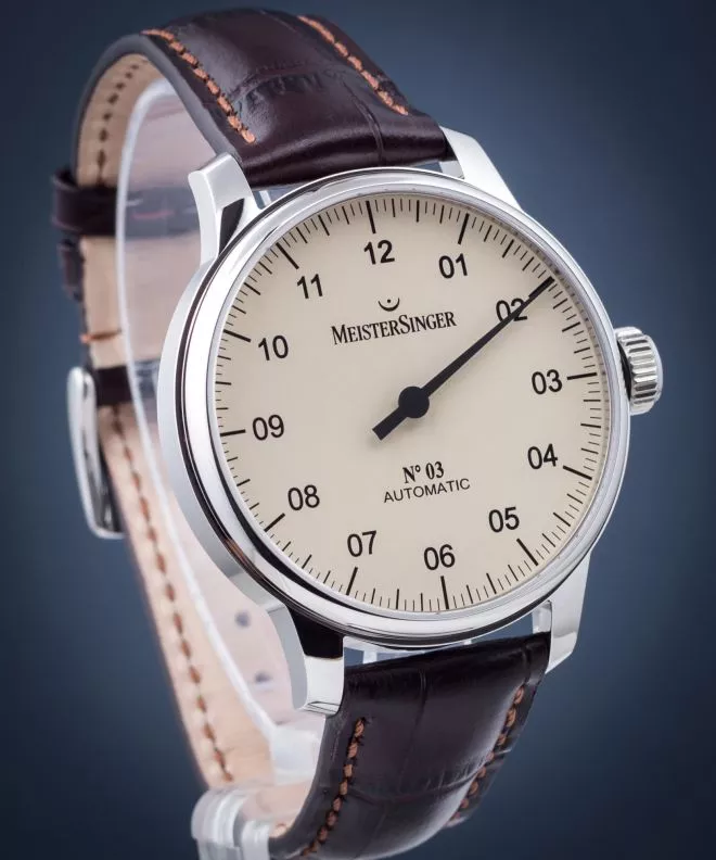 Годинник Чоловічий Meistersinger N°03 Automatic AM903_SG02