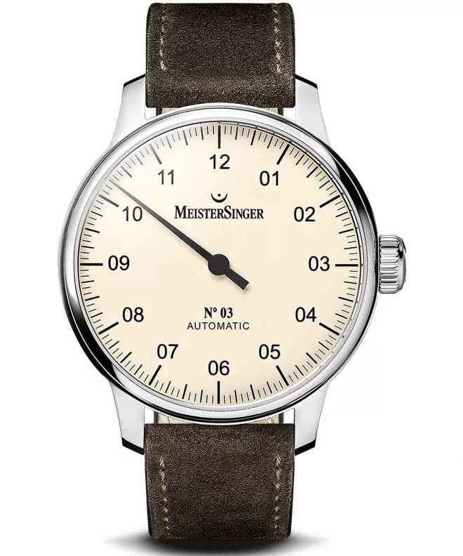 Годинник Чоловічий Meistersinger N°03 Automatic AM903_SV02