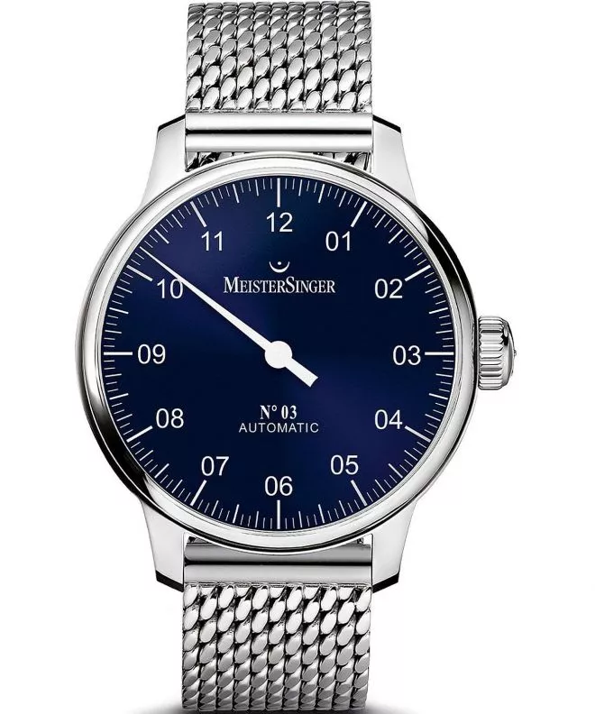 Годинник Чоловічий Meistersinger N°03 Automatic AM908_MIL20