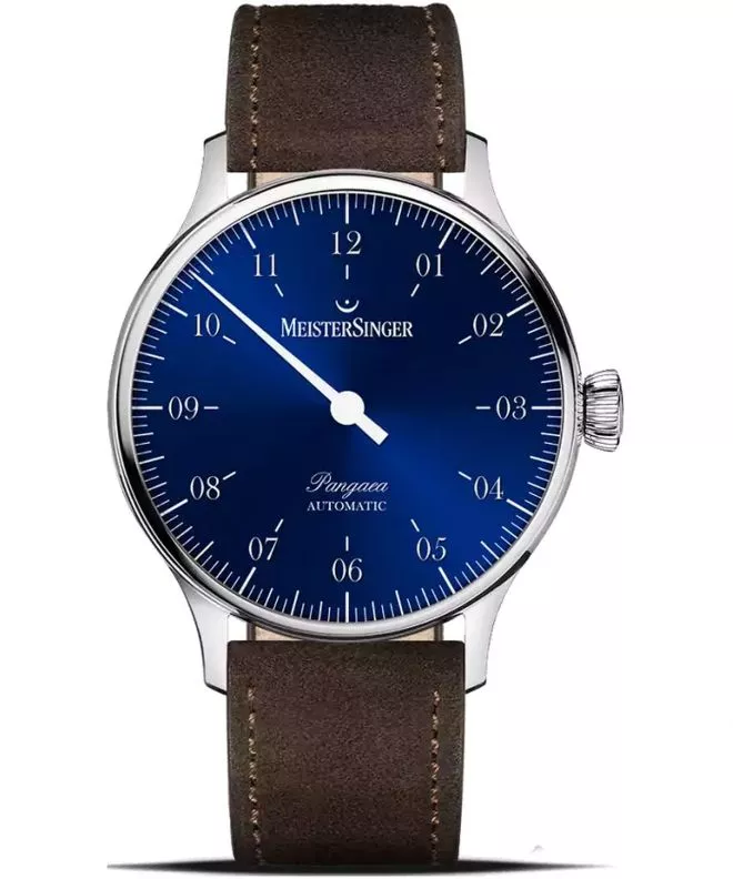 Годинник Чоловічий Meistersinger Pangaea Sunburst Blue Automatic PM9908_SV02