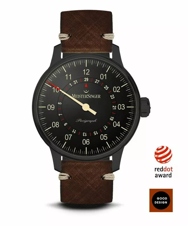 Годинник Чоловічий Meistersinger Perigraph Automatic AM1002BL_SVSL02