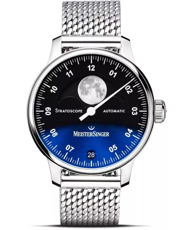 Годинник Чоловічий Meistersinger Stratoscope Automatic ST982-MIL20
